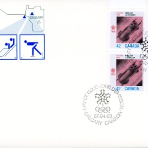 Canada FDC#1131 -PB- Bobsleigh (1987) 42¢