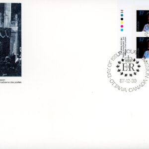Canada FDC#1162 -PB- Queen Elizabeth II (1987) 37¢