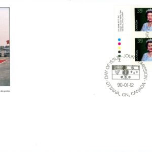 Canada FDC#1167 -PB- Queen Elizabeth II (1990) 39¢
