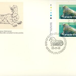 Canada FDC#1171 -PB- Atlantic Walrus (1989) 44¢