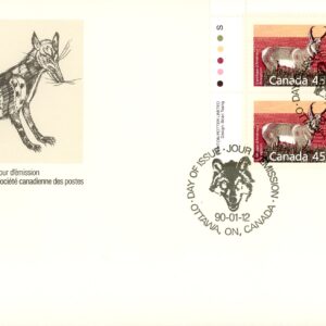 Canada FDC#1172 -PB- Pronghorn (1990) 45¢