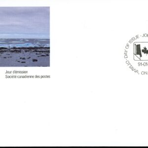 Canada FDC#1193 - Flag over Seacoast (1991) 40¢ Booklet single from 1193a