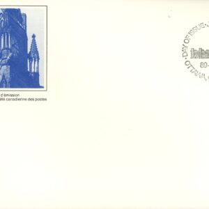 Canada FDC#1194Apa - Parliament (1989) 2 x 38¢ Pair, dull fluorescence