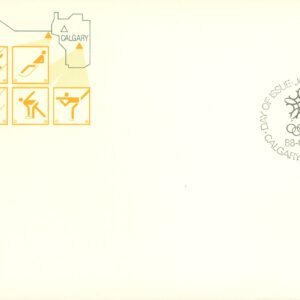 Canada FDC#1197 - Figure Skating (1988) 43¢