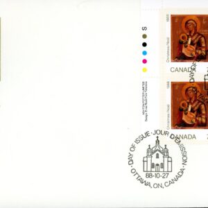 Canada FDC#1224 -PB- Madonna and Child (1988) 74¢