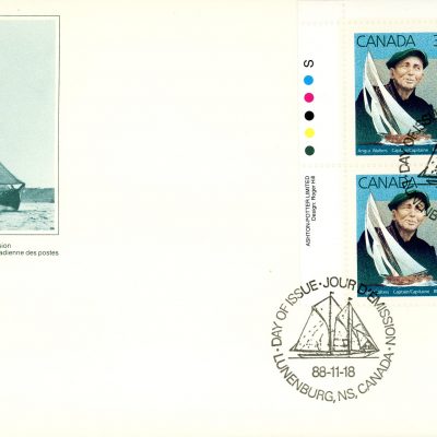 Canada FDC#1228 -PB- Angus Walters (1988) 37¢