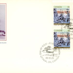 Canada FDC#1257 -PB- Snow II (1989) 44¢
