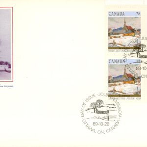 Canada FDC#1258 -PB- Ste. Agnes (near La Malbaie, QC) (1989) 76¢