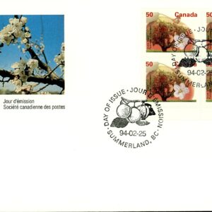 Canada FDC#1365 -PB- Snow Apple (1994) 50¢