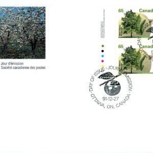 Canada FDC#1367 -PB- Black Walnut (1991) 65¢