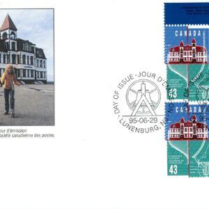 Canada OFDC #1558 -PB- Lunenburg Academy (1995) 43¢