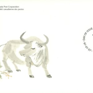 Canada FDC#1630 - Ox and Chinese symbol (1997) 2 x 45¢