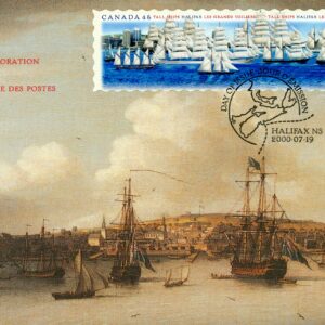 Canada FDC#1865a - Tall Ships (2000) 2 x 46¢ Se-tenant pair (1864, 1865)