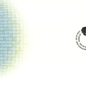 Canada FDC#1902 - The western hemisphere as if alone on the globe (2001) 47¢