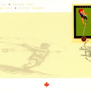 Canada FDC#1908a - IAAF World Championships (2001) 2 x 47¢ Se-tenant pair (1907, 1908)
