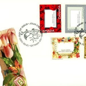 Canada FDC#1918 - Picture Postage (2001) 5 x 47¢ FROM Booklet pane of 5