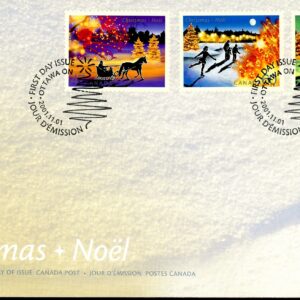 Canada FDC#1922-4 - Christmas Lights (2001) 1 x 47¢, 1 x 60¢, 1 x $1.05 Series of 3
