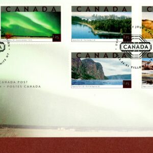 Canada FDC#1953a-e - Tourist Attractions (2002) 5 x $1.25 Series of 5