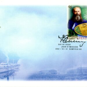 Canada FDC#1964a - Communications Technology (2002) 2 x 48¢ Se-tenant pair (1963, 1964)