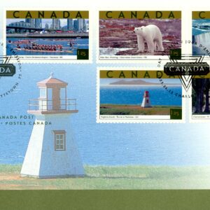 Canada FDC#1990 - Tourist Attractions (2003) 5 x $1.25 pane of 5