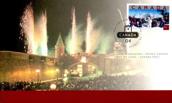 Canada FDC#2019 - Quebec Winter Carnival (2004) 49¢