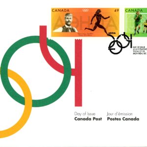 Canada FDC#2050a - 2004 Olympic Summer Games (2004) 2 x 49¢ Se-tenant pair (2049, 2050)