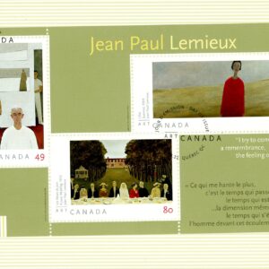 Canada FDC#2068 - Self-portrait, 1974 (2004) 1 x 49¢, 1 x 80¢, 1 x $1.40 Souvenir Sheet of 3