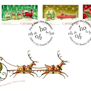 Canada FDC #2069-71 - Christmas-Toronto Santa Claus Parade (2004) 1 x 49¢, 1 x 80¢, 1 x $1.40 Series of 3
