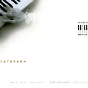 Canada FDC#2118 - Oscar Peterson (1925-2007) and keyboard (2005) 50¢