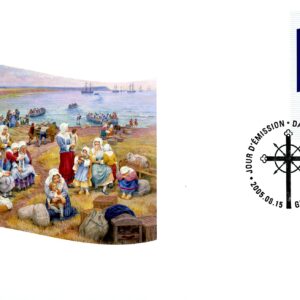 Canada FDC#2119 - Grand-Pré stamp of 1930 and Acadian flag (2005) 50¢