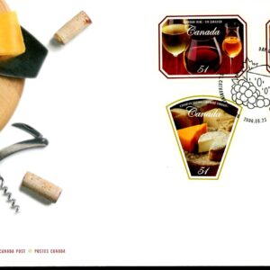 Canada FDC#2168-2171 - Canadian Wine and Cheese (2006)