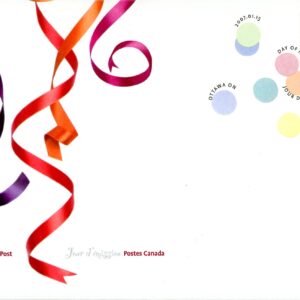 Canada FDC#2203 - Ribbons and confetti (2007) 52¢