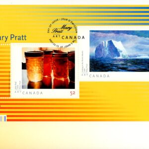 Canada FDC#2212 - Art Canada: Mary Pratt (2007) 1 x 52¢, 1 x $1.55 Souvenir sheet of 2