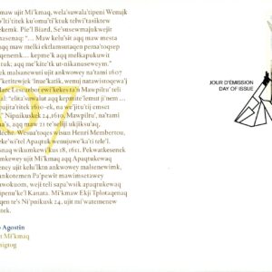 Canada FDC#2226 - Chief Henri Membertou, Grand Chief of the Mi'kmaq (2007) 52¢