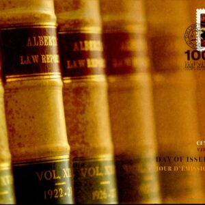 Canada FDC#2228 - Law Society of Alberta, Books, gavel, photo of James Muir (2007) 52¢