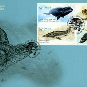Canada FDC#2233a - Endangered Species-2 (2007) 4 x 52¢ Se-tenant block of 4 (2230-2233)