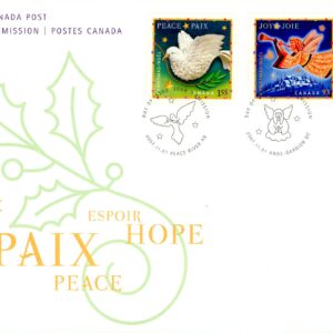 Canada FDC#2240,41,42 - Christmas - Hope, Joy and Peace