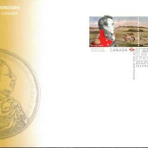 Canada FDC#2555a - The War of 1812 (2012) 2 x P (61¢) Se-tenant pair