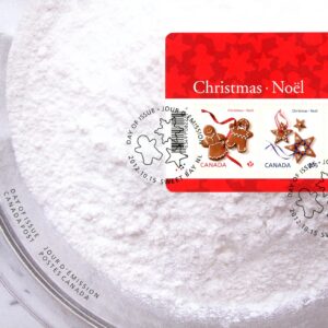 Canada FDC#2581 - Christmas Cookies (2012) $3.46 Souvenir sheet of 3 stamps