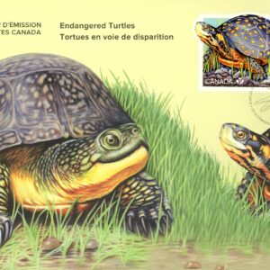Canada FDC#3179a-b - Endangered Turtles (2019) 2 x P (90¢) Se-tenant Pair