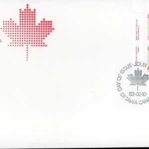 Canada FDC--PB#924 - Maple Leaf (1983) 32¢