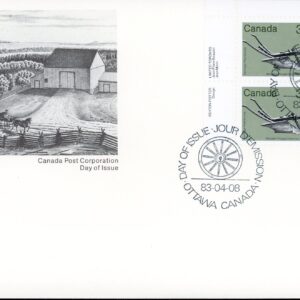 Canada FDC--PB#927 - Wooden Plough (1983) 37¢