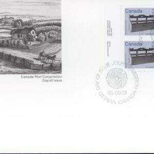 Canada FDC--PB#928 - Settle-Bed (1985) 39¢