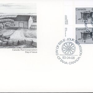 Canada FDC--PB#932 - Wood Stove (1983) 64¢