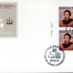 Canada FDC--PB#995 - Sir Humphrey Gilbert (1983) 32¢