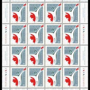 Canada Stamp SHEET#1835 - Canada Millennium Partnership Program logo (2000) 46¢