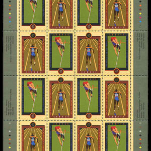 Canada Stamp SHEET#1908a - IAAF World Championships (2001) 2 x 47¢