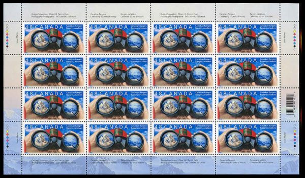 Canada SHEET#1984 - Ranger with binoculars (2003) 48¢