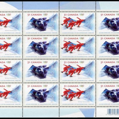 Canada Stamp SHEET#2144a - XX Olympic Winter Games (2006) 2 x 51¢