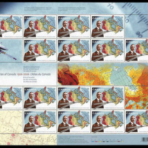 Canada Stamp SHEET#2160 - Dividers and map of Canada (2006) 51¢